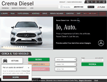 Tablet Screenshot of cremadiesel.it